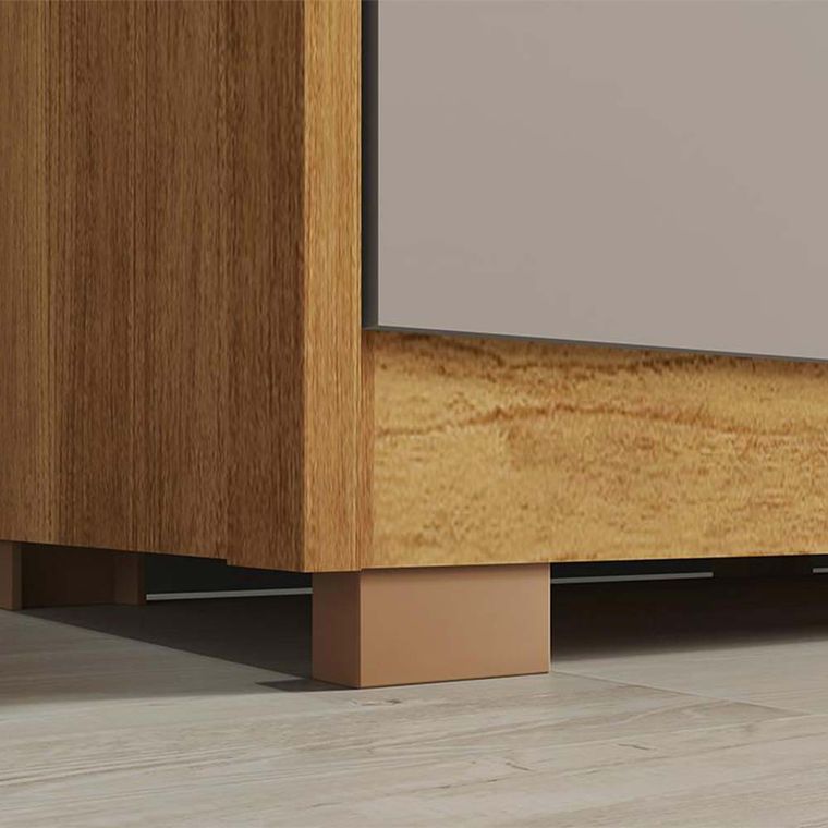 Roupeiro Granada Premium 100% MDF 6 Portas com Pés Salleto