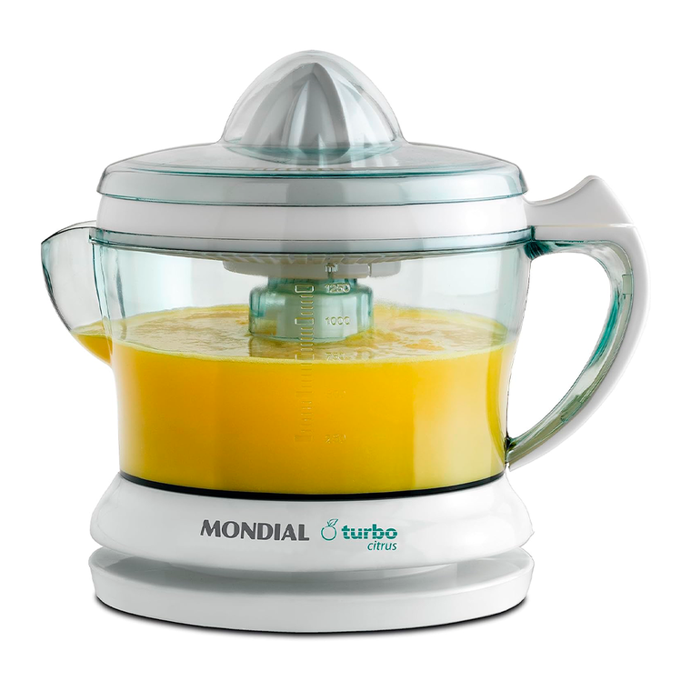Espremedor E-01 Turbo Premium Branco Mondial