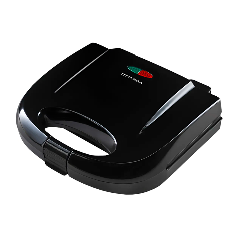 Sanduicheira Grill SA-02 Agratto Black