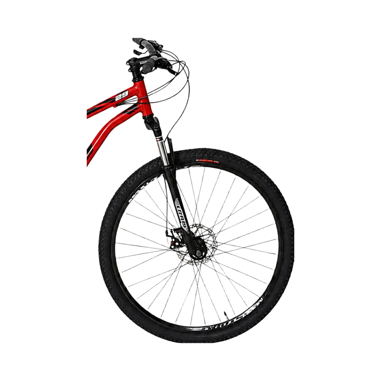 Bicicleta Aro 29 Aço MTB Flash Masc 21V FD Vermelho Ciclo Cairu