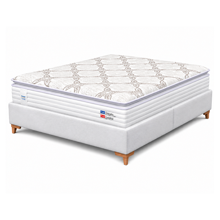 Conjunto Box Queen Fiore Comfort Luxo 158x72 Probel