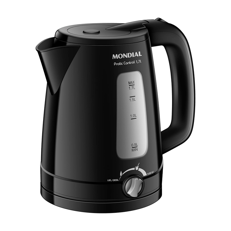 Chaleira Eletrica 1L CE-07 Preto Mondial