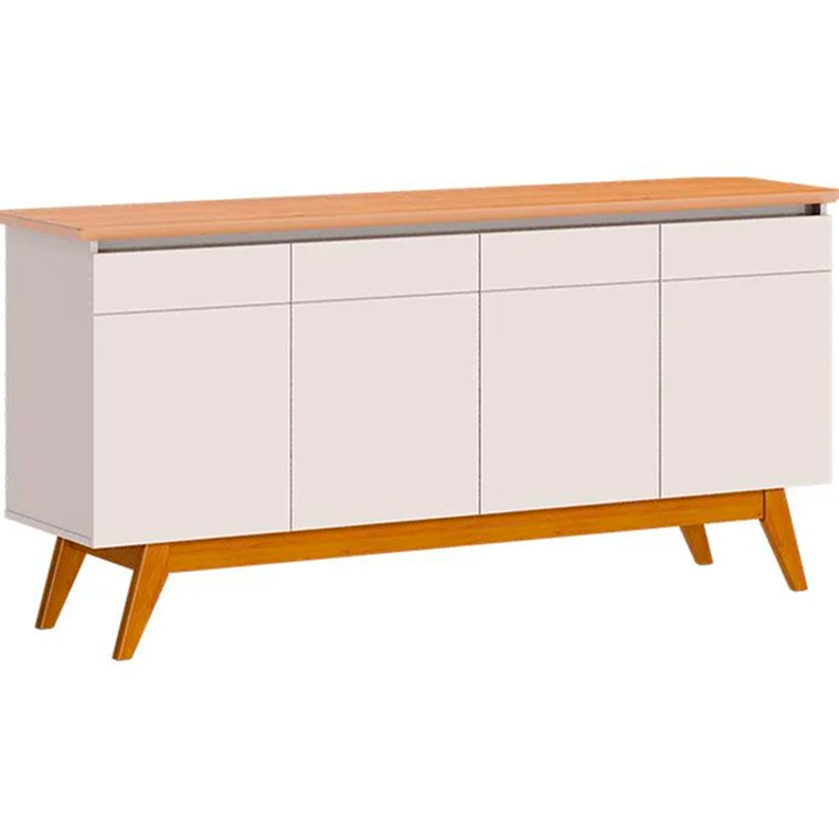 BUFFET CLASSIC 1.6 S/ ESPELHO OFF WHITE/NATURE IMCAL