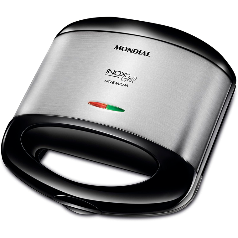 Sanduicheira S-07 800W Preto/Inox Mondial