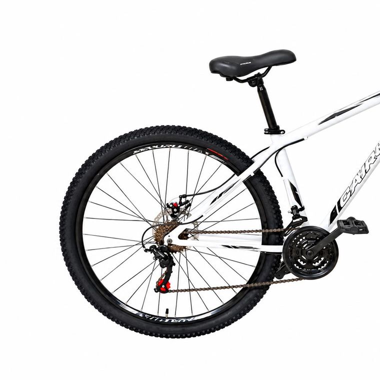 Bicicleta Aro 29 Aco Mtb Flash Masc 21V F.D Branco Ciclo Cairu
