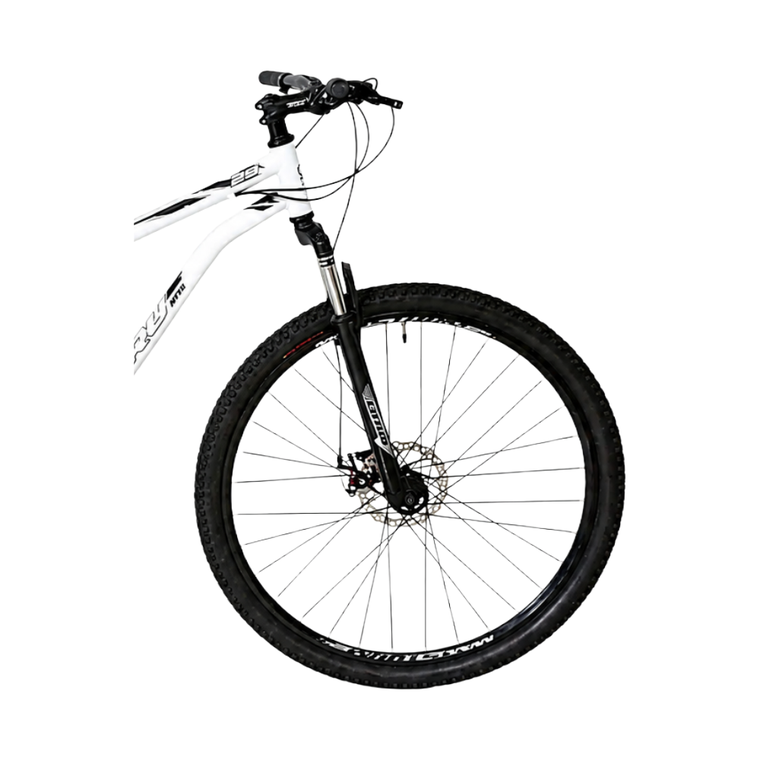 Bicicleta Aro 29 Aco Mtb Flash Masc 21V F.D Branco Ciclo Cairu
