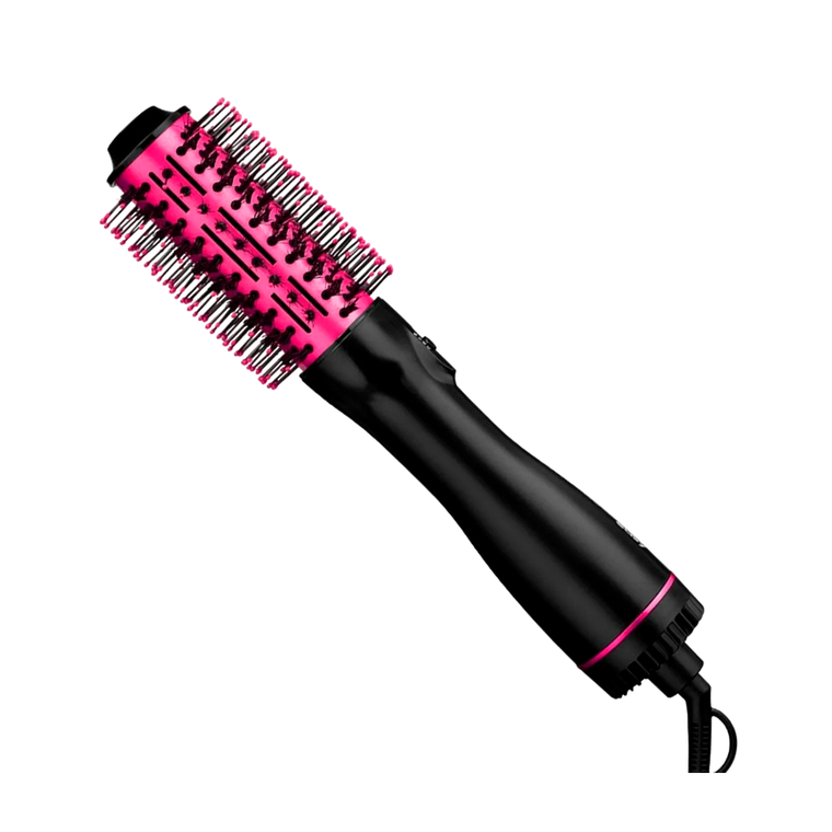 Escova Secadora Oval Easy 1200w Preto/Rosa Taiff