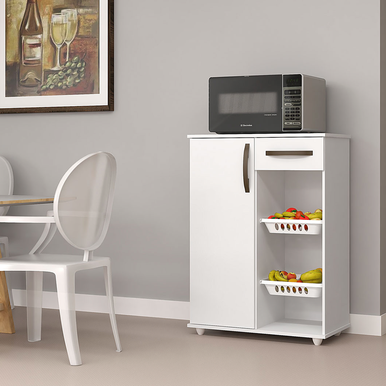 Fruteira Ruby C/PE Branco Josan