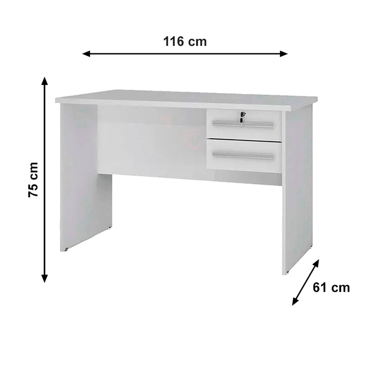 Mesa Computador Valdemoveis Byte Branco Potencia Moveis 