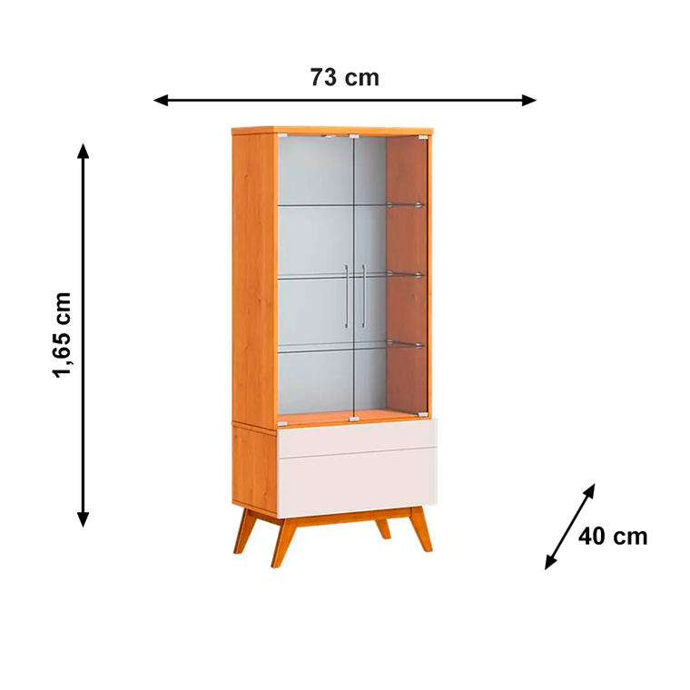 Cristaleira Classic 1G Nature/Off White Imcal