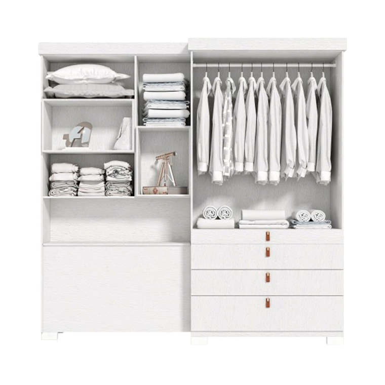 Roupeiro Panama Branco Avelan