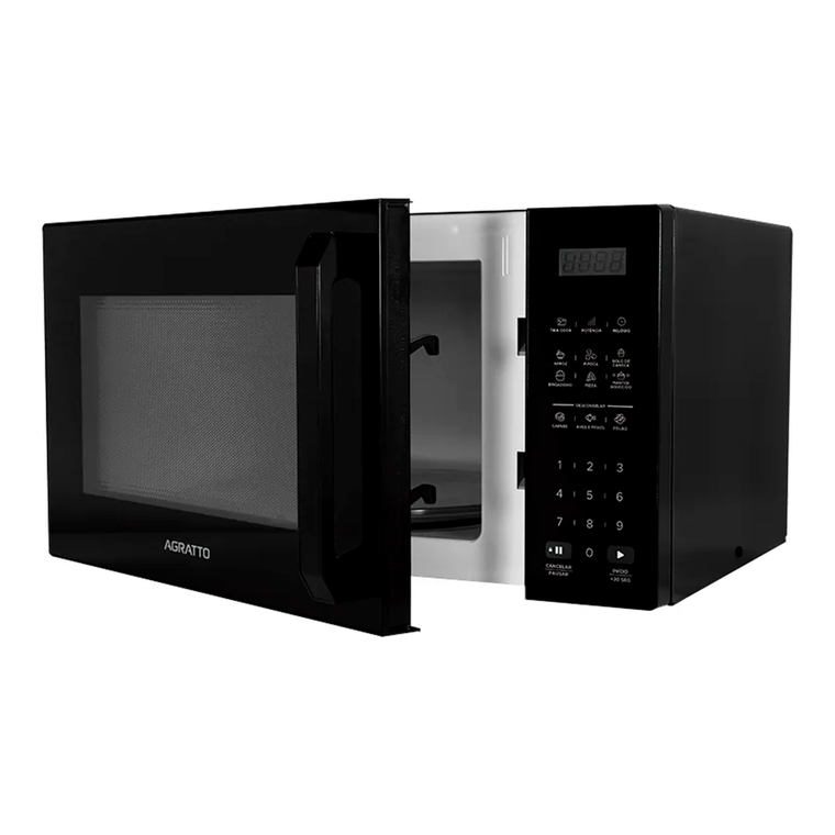 Micro-Ondas 32L AMIC01N 1400w 220v Preto Agratto