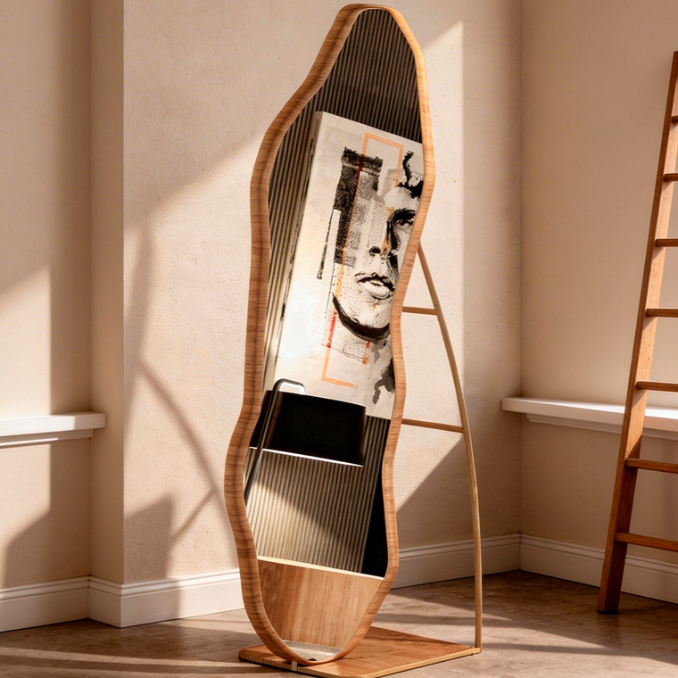 Espelho Orgânico Revisteiro Ibiza 170x60 Fino Tok