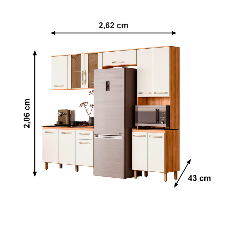 Cozinha Fit Freijo/Chumba PTA De Vridro Niciolia