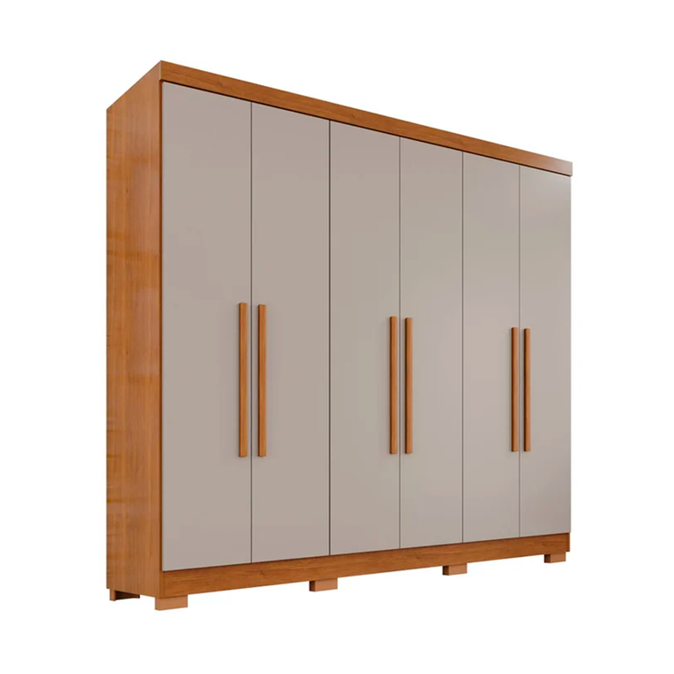 Roupeiro Hawaii 6P C/PES NATUR/OFF WHITE/NATUR Rufato