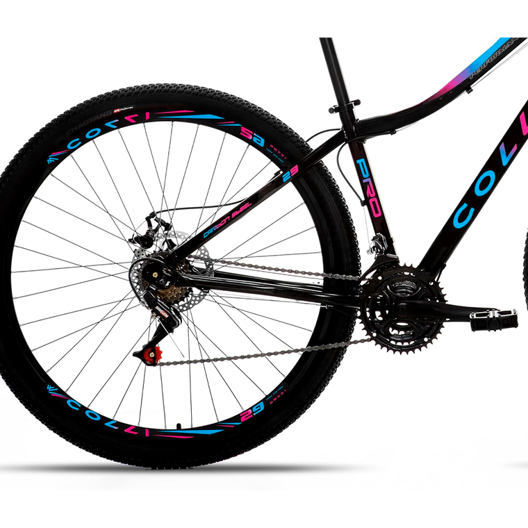 Bicicleta Aro 29 Paris Tm 15 5 F/Disco Susp Dianteira Shimano 21 Bicolor D Colli