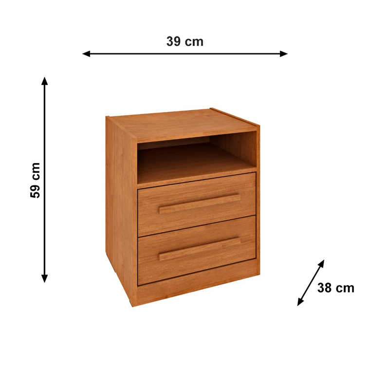 Mesa De Cabeceira 2G Barcelona C/4 PES Cinamomo Tcil