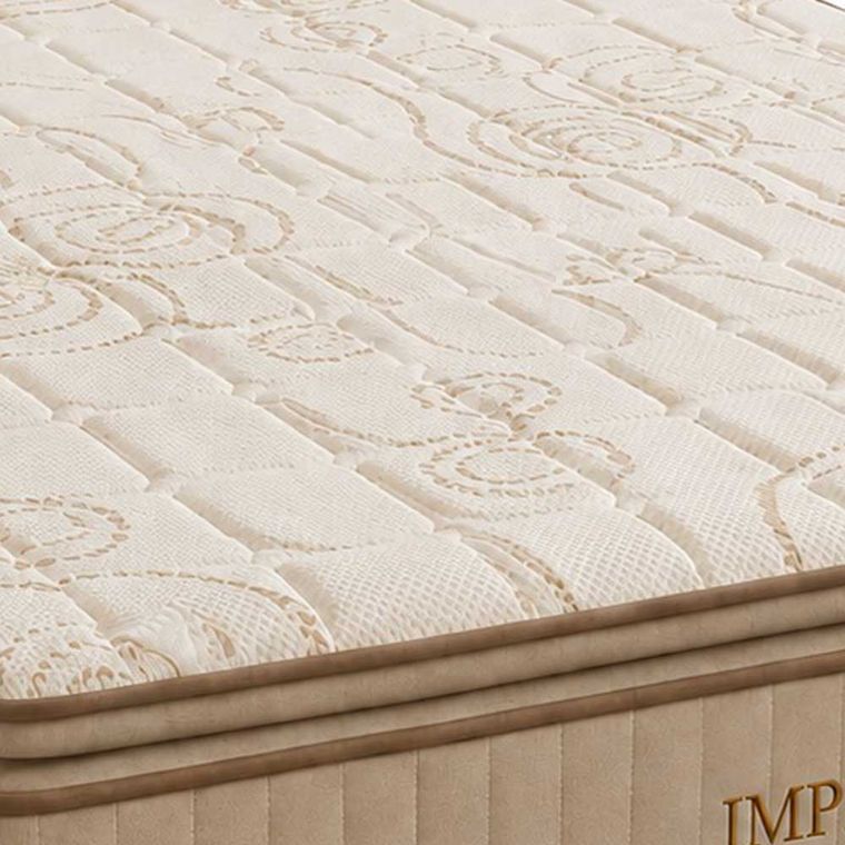 Conjunto Box Casal Imperador com Pillow Top e Molas Ensacadas 138x188 Softflex