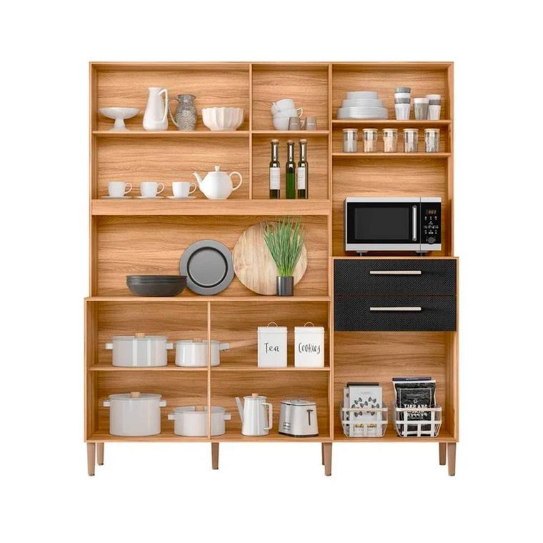 Armário Kit Cozinha Salsa Portas Fechadas Nicioli
