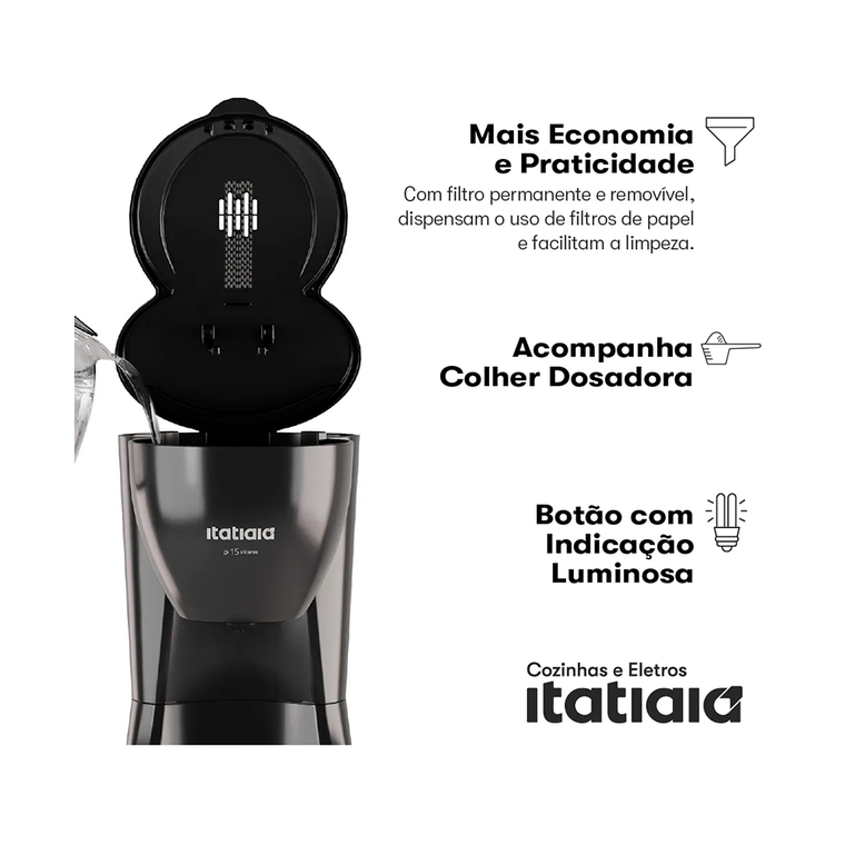 Cafeteira 15 Xícaras CFITE2001 220v Itatiaia