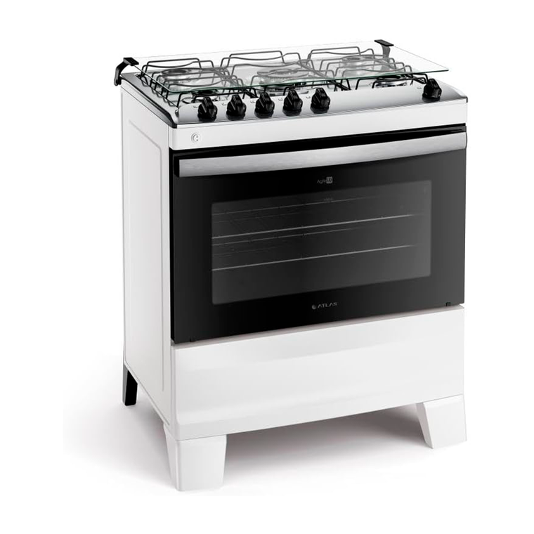 Fogão 5B Agile Up Branco Atlas
