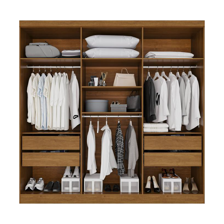 Roupeiro Coliseu C/Pes Cinamomo/Off Salleto