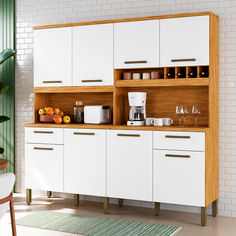 Kit Cabernet Prime Amendoa/Off White Ronipa