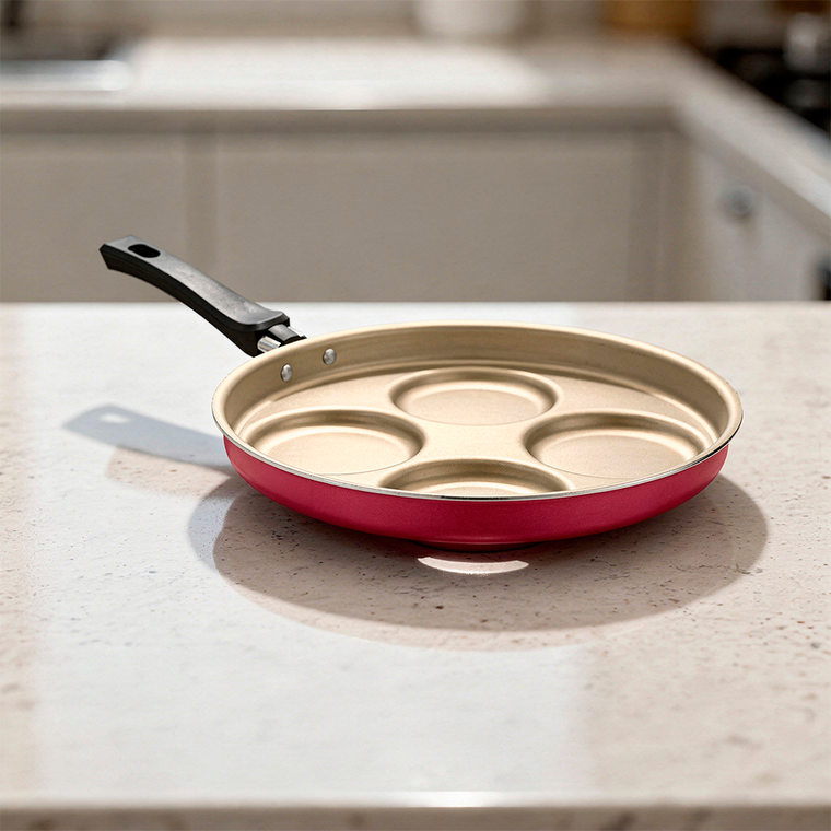 Quadriovos 000374 Cereja/Creme Única Luz