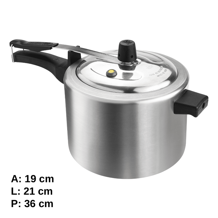 Panela de Pressão 4,5L Alumínio Polido Panela Real