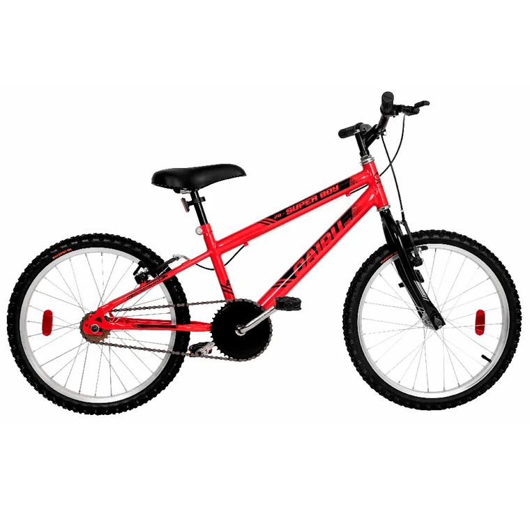 Bicicleta Aro 20 Mtb Super Boy Vermelho Ciclo Cairu