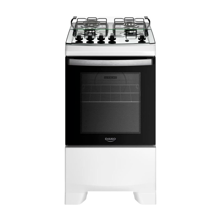Fogão 4B Supreme Branco Dako Atlas