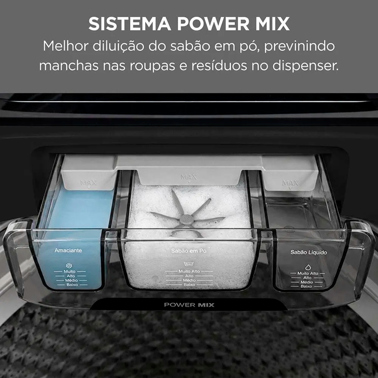Máquina de Lavar 16Kg Wave Agitator Função Turbo Branca Midea