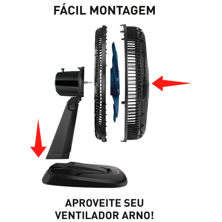 Ventilador De Mesa 40Cm VB40 Xtreme 220V Arno