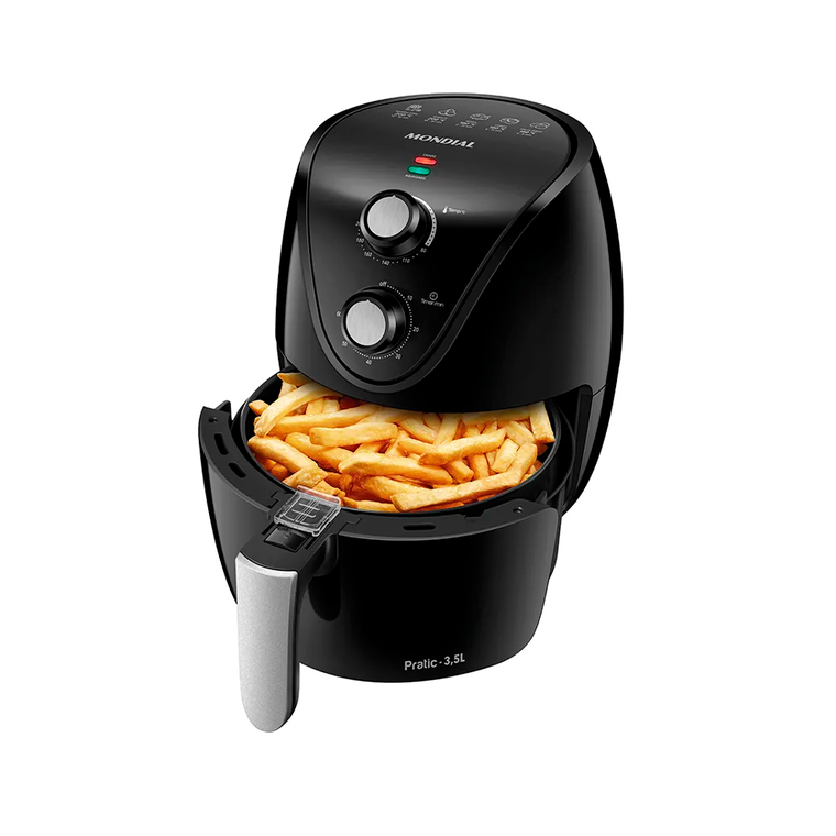 Air Fryer 3,5L AF-31 New Pratic 1500W 220V Preto Mondial