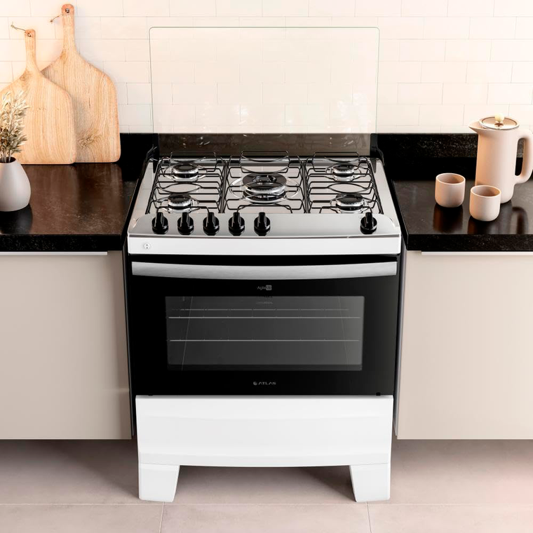 Fogão 5B Agile Up Branco Atlas