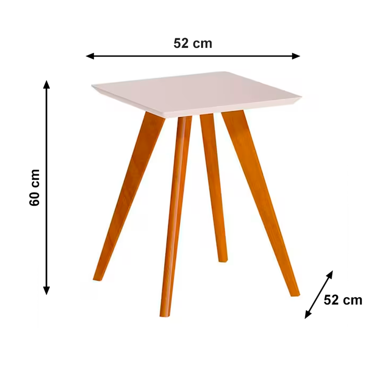 Mesa Classic Lateral Quadrada Off White Imcal