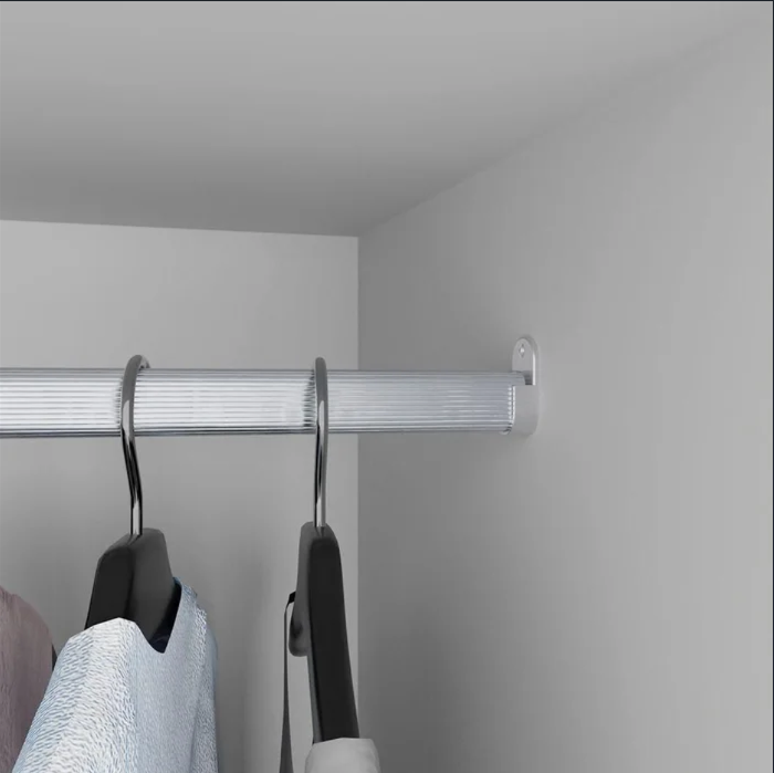Roupeiro Coliseu com Pés Branco Salleto