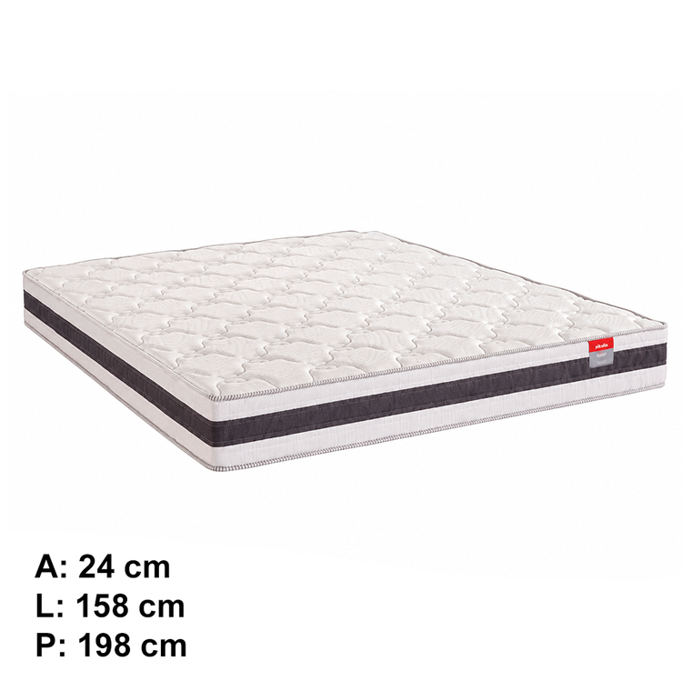 Colchão Master Un com Molas Ensacadas 158x24 Reconflex