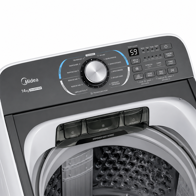 Máquina de Lavar 14kg Wave Agitator Midea