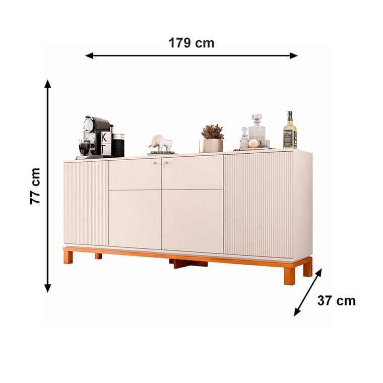 Buffet Mondrian Off White/Freijo Caemmun 