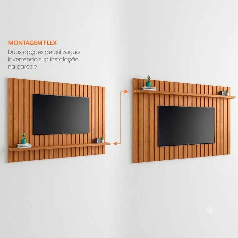 Painel Link 2.0 Cinamomo HB Moveis