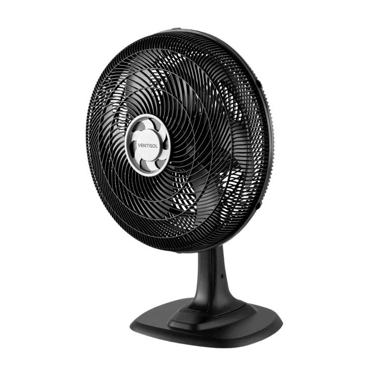Ventilador de Mesa 40cm 6P Premium Preto Ventisol
