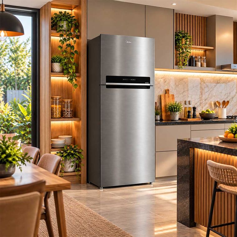 Geladeira Duplex Frost Free Inverter 473L MD-RT611 Midea