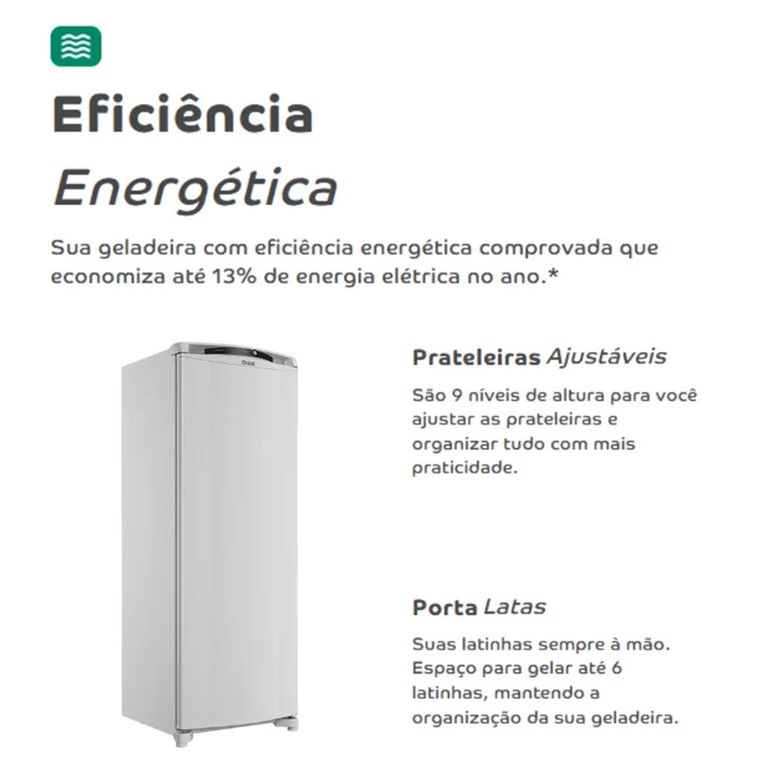 Refrigerador Frost Free 337L CRB39MBBNA Branco 220V Consul