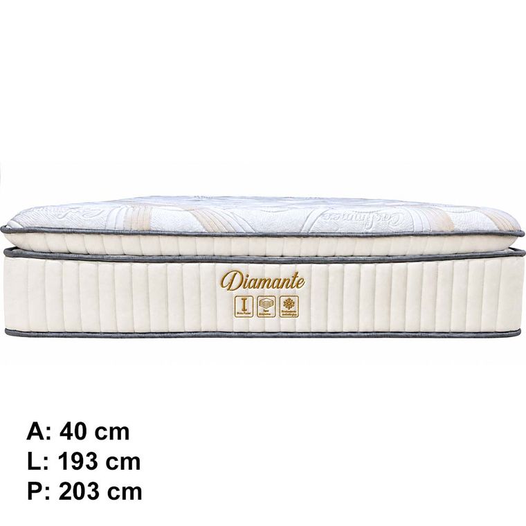 Colchão Diamante King com Pillow 203x193 Softflex