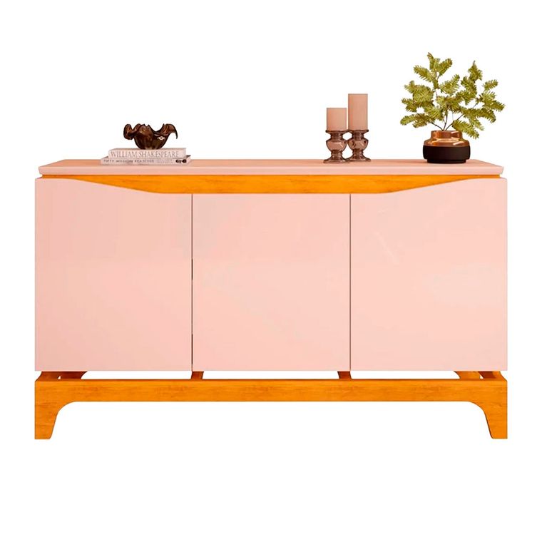 Buffet Nice Cedro/Off White Dj Moveis