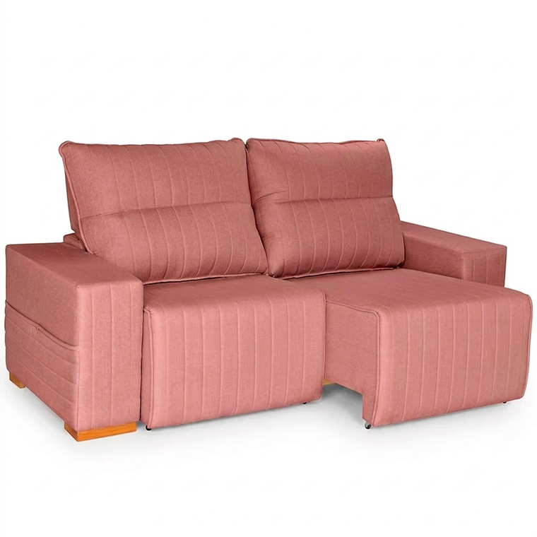 Sofa Manhattan Veludo Rose J.A Estofados