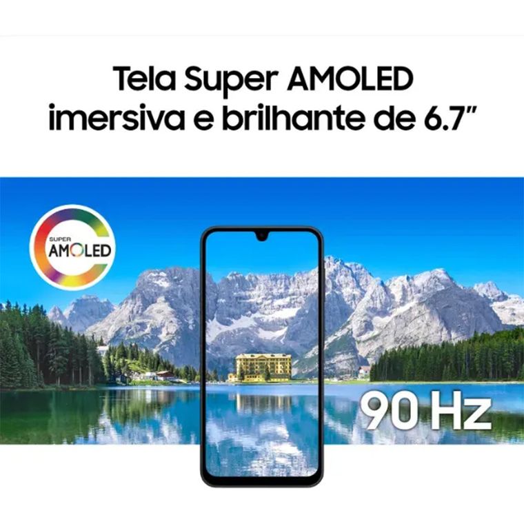 Smartphone Samsung Galaxy A17 Com Ia, 128gb, 4gb Ram, Câm De 50mp, Tela De 6.7", Nfc, Ip54