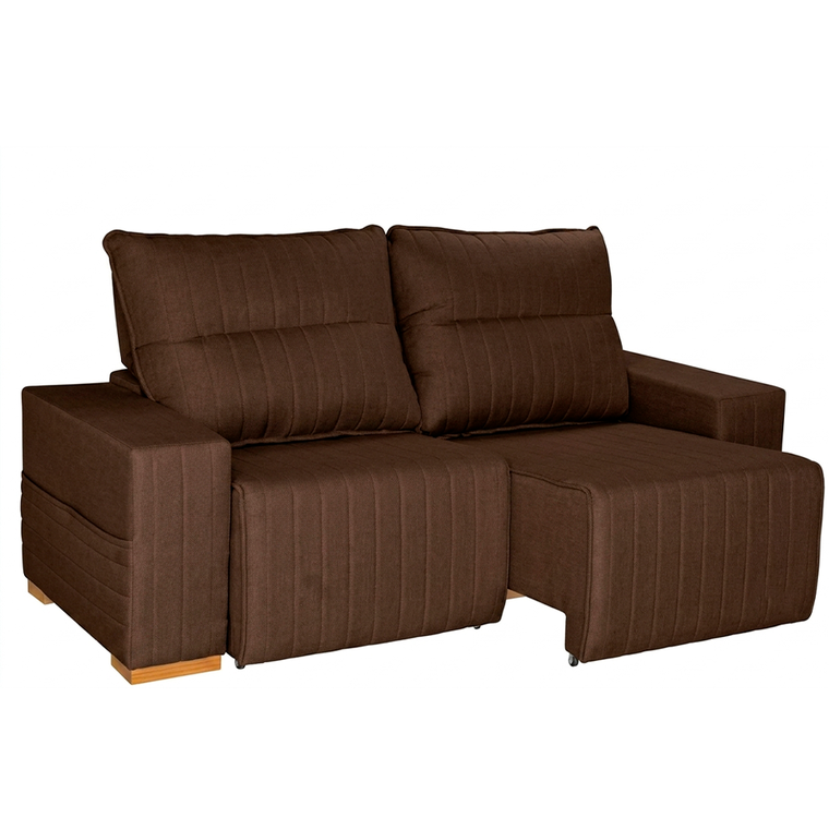 Sofa Manhattan Veludo Tabaco J.A Estofados