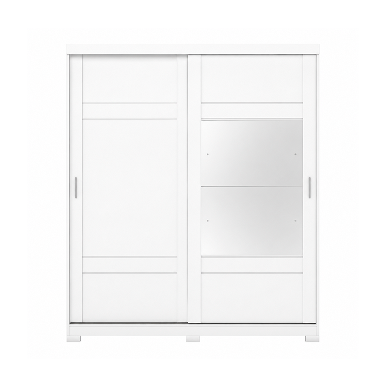 Roupeiro 2P Verg Deslizantes Branco Henn
